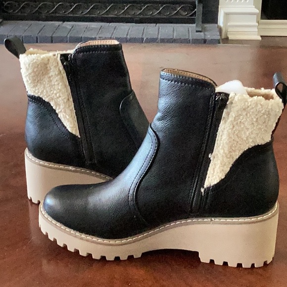 Women’s Dolce Vita Sherpa 7.5 Black Reacher Booties. Biker, Rock, Punk, Corp - Picture 6 of 7